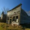 Collapsing old general store.
Alkabo, ND.