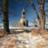 Hurricane Lake Church.
Built 1888.
(east color angle).
Pierce County, ND.