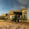 Lonetree ghost church.
(west angle)
Ward County, ND.