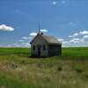 Another abandoned
McKenzie County schoolhouse.