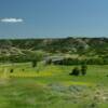 Close up view of the
Missouri River basin.
South of Watford City.