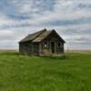 Beautifully rustic 
one-room schoolhouse.
Stutsman County, ND.