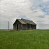 Lonely old schoolhouse.
(east angle)
Stutsman County.