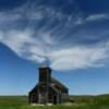 Another peek at this beautiful
old Arena church and the hovering cloud.