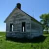 Another peek at this modest rural schoolhouse.
Near Pettibone.