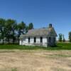 South angle of this charming
1920's schoolhouse.
South of Pettibone, ND.