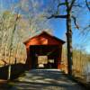 George Hutchins Covered Bridge~
(built in 1904)
Near Lancaster, Ohio.