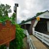 Newton Falls Covered Bridge.
(east angle)
Newton Falls, Ohio.