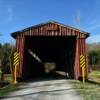 Frontal view of the
Kidwell Covered Bridge.