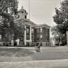 Love County Courthouse.
(black & white image)