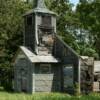 A close up peek at this
resting old chapel in
Snow, Oklahoma.