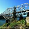 Columbia Gorge  Metal Frame Toll Bridge.
Cascade Locks, Oregon~