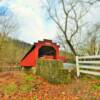 Martins Mill Covered Bridge~
(northern angle)