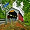 Factory Covered Bridge.
Built 1880.
Old Furnace, PA.