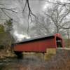 Little Gap Covered Bridge.
Built 1860.
Carbon County, PA.