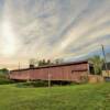 Herr Mill Covered Bridge.
Built 1885.
Ronks, PA.