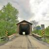 Hunsecker Mill Covered Bridge
Built 1843.
Lancaster County, PA.