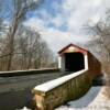 Van Sandt Covered Bridge.
(east close up view)
New Town, PA.