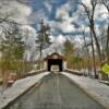 Cabin Run Covered Bridge.
(straight thru view)
