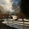 Loux Mill Covered Bridge.
Built 1874.
Wismer, PA.