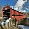 Dreibelbis Station 
Covered Bridge.
(close up)
Lenhartsville, PA.