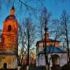 Suzdal, Russia's architecture-on a late-October evening