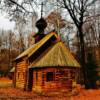 'Charming' wooden miniature cathedral-Gorodets, Russia