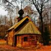 'Charming' wooden miniature cathedral-Gorodets, Russia