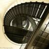 Hunting Island Lighthouse.
(view up the spiral stairwell).

