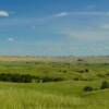Panoramic view of the
Badlands-off in the distance.
(from Sage Creek Road).