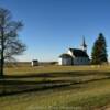 Sunny October morning 
at this presbyterian church.
Day County.