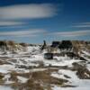 Saddle Escarpment.
Badlands.