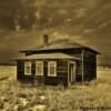 Early-mid 1900's schoolhouse-near Gann Valley, South Dakota