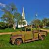 Rutland, South Dakota.
Early 1950's International Pickup~