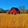 19th century 'red-washed' barn-near Mifflin, Kentucky