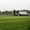 Typical east Tennessee farm on a dreary overcast day.