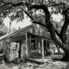 Northern angle of the
Luckenbach Post Office.