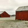 A barn-shed combination.
McLennan County, Texas.