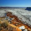 'Looking down at the 
Monument Valley Floor'
From the Moki Dugway Ridge.