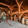 Cove Fort.
Inside the stable barn.