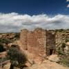Ancient stone building.
Hovenweep Monument.