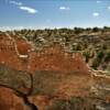 Hovenweep Monument.
Medieval stone ruins.