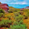 Some colorful scenery-Agate Road-near Cisco (eastern Utah)