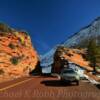One of many scenic pull-outs~
Zion National Park.