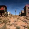 'Mock up' ghost town~
(from the south)
Near Hurricane, Utah.