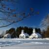 Guildhall, Vermont.
Beautiful February
evening.