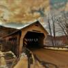 West Dummerston 
Covered Bridge.
(east angle)