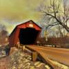 Cooley Covered Bridge.
(close up)