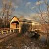 Sanderson Covered Bridge.
Built 1838.
Brandon, VT.