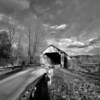Sanderson Covered Bridge.
(black & white)